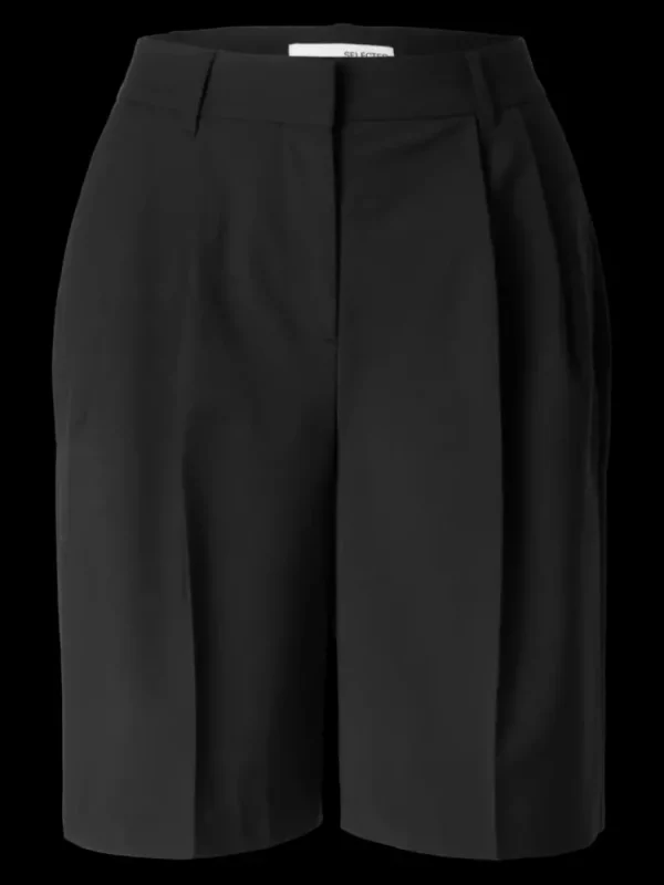 Selected Femme Abbi Bermuda Black Outlet