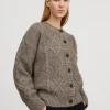 Skall Studio Agnete Cardigan Light+Brown Discount