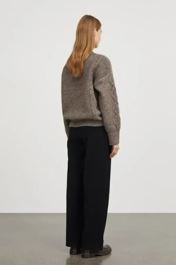 Skall Studio Agnete Cardigan Light+Brown Discount