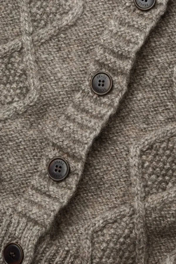 Skall Studio Agnete Cardigan Light+Brown Discount