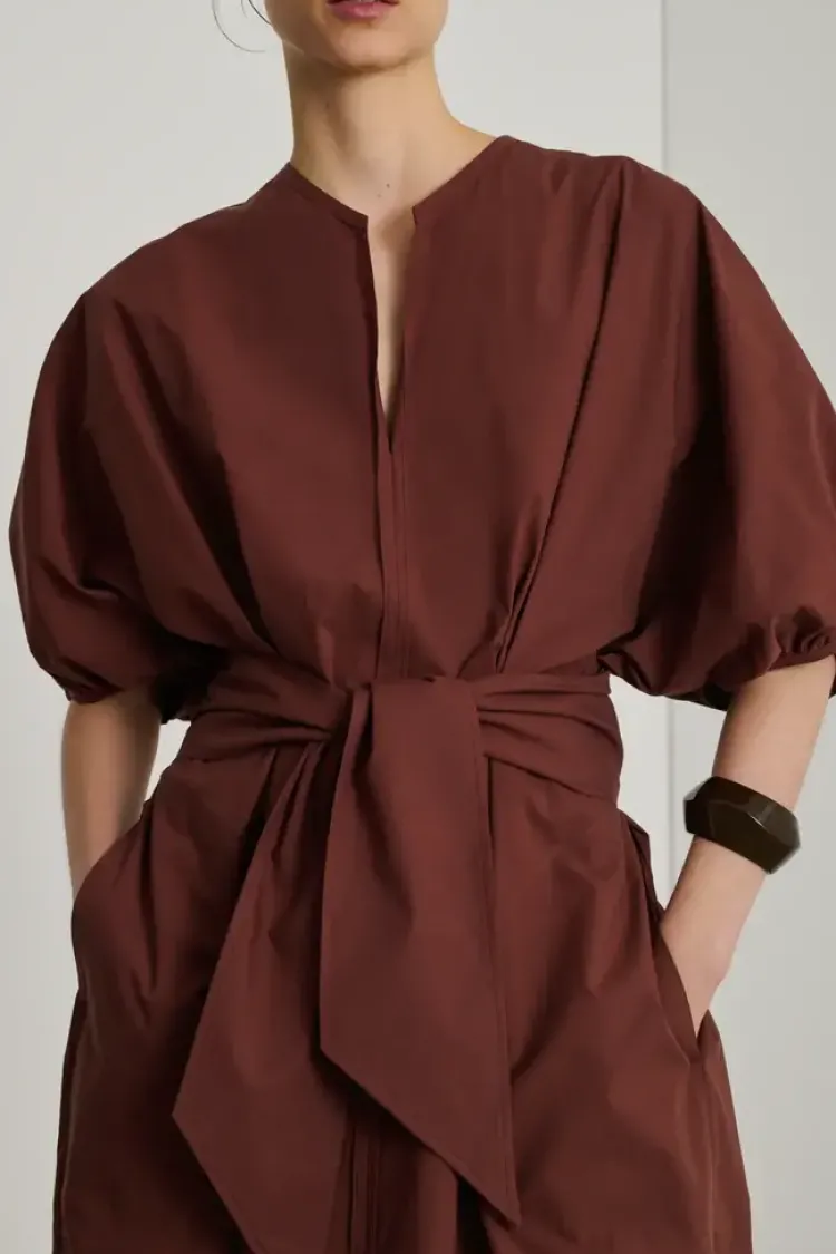 alger_dress_3.webp Soeur Alger Dress Acajou Outlet