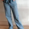Selected Femme Alice Wide Long Jeans Light+Blue+Denim New
