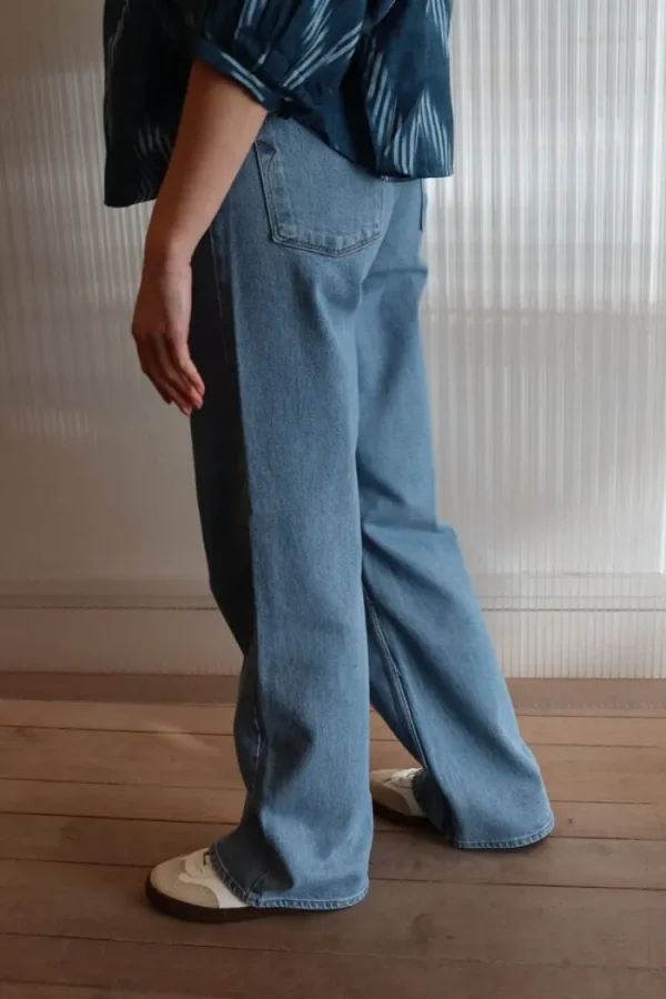 Selected Femme Alice Wide Long Jeans Light+Blue+Denim New