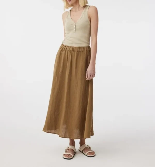 Knit-ted Amanda Skirt Camel Fashion