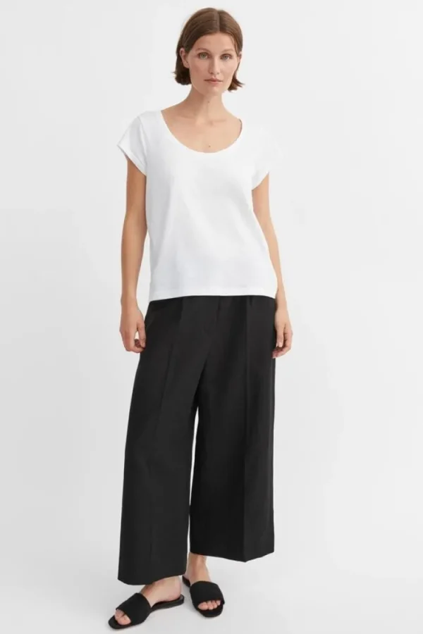 Skall Studio Andy Wide Neck Tee Optic+White Outlet