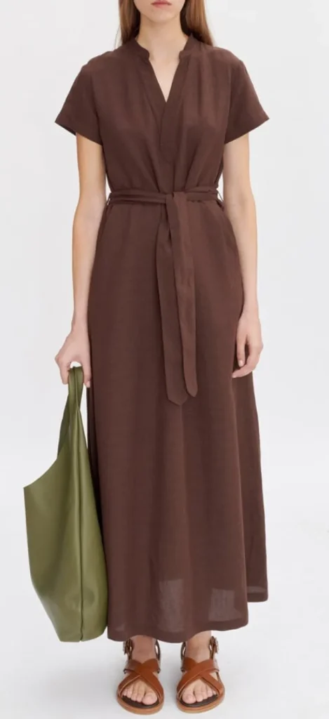 A.P.C. Annelie Dress Marron Discount