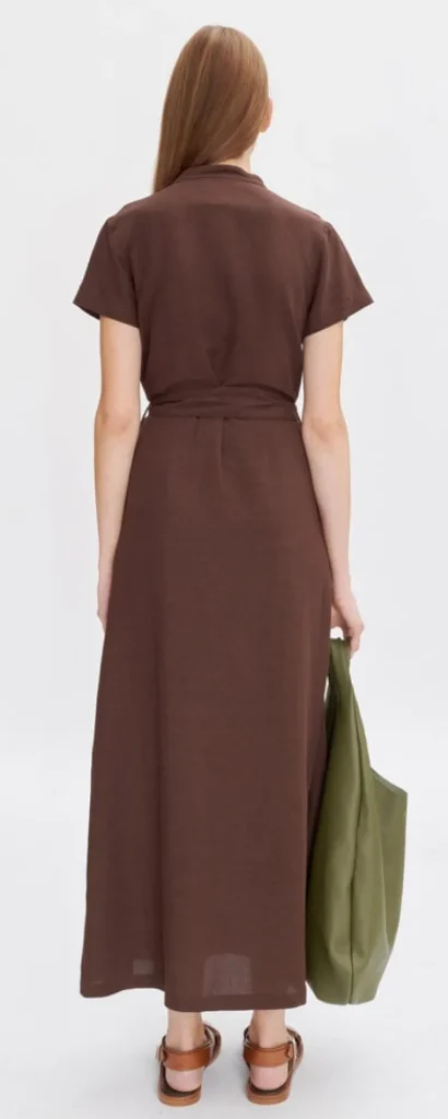 A.P.C. Annelie Dress Marron Discount