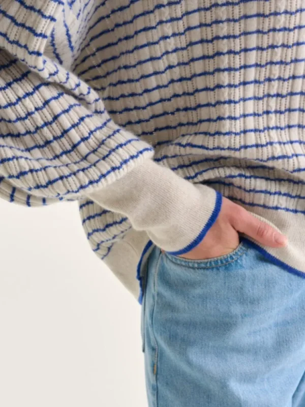 Bellerose Aummi Sweater Stripe+A Online