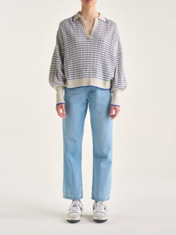 Bellerose Aummi Sweater Stripe+A Online