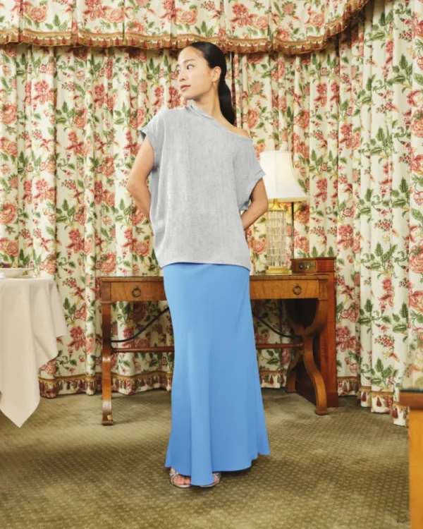 Sea Me Happy Avery Top Silver+Grey Online