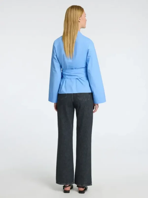 Selected Femme Aviana Top Cornflower+Blue Sale