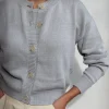Gris Barthou Cardigan Grey+Melange Clearance