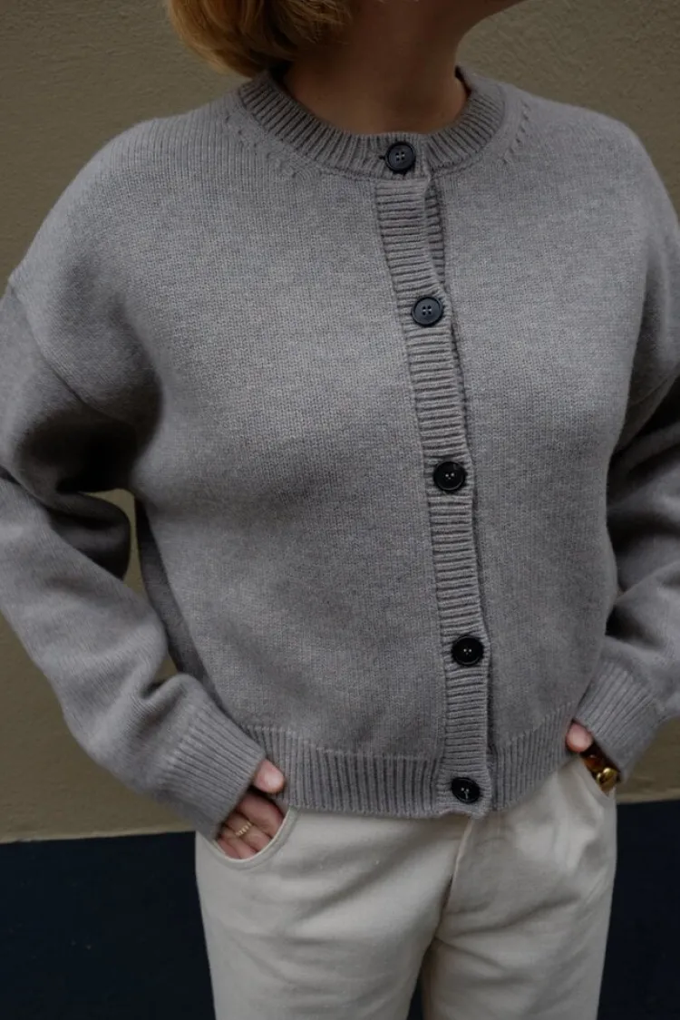 barthou_cardigan_0.webp Gris Barthou Cardigan Greige+Melange Fashion