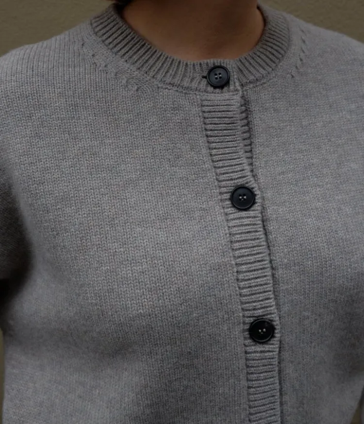 barthou_cardigan_1.webp Gris Barthou Cardigan Greige+Melange Fashion