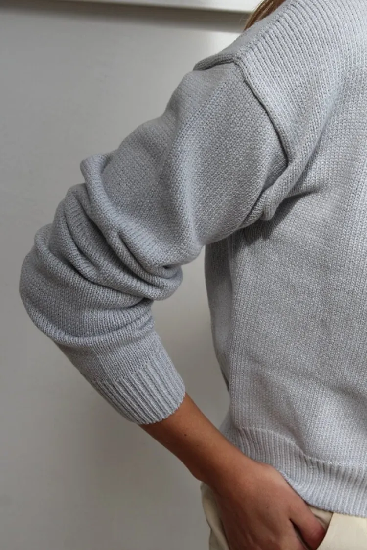 barthou_cardigan_2-4.webp Gris Barthou Cardigan Grey+Melange Clearance