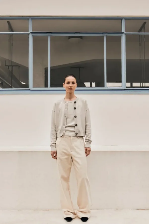 Gris Barthou Cardigan Beige+Melange Outlet