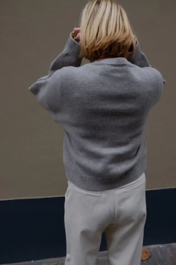 Gris Barthou Cardigan Greige+Melange Fashion