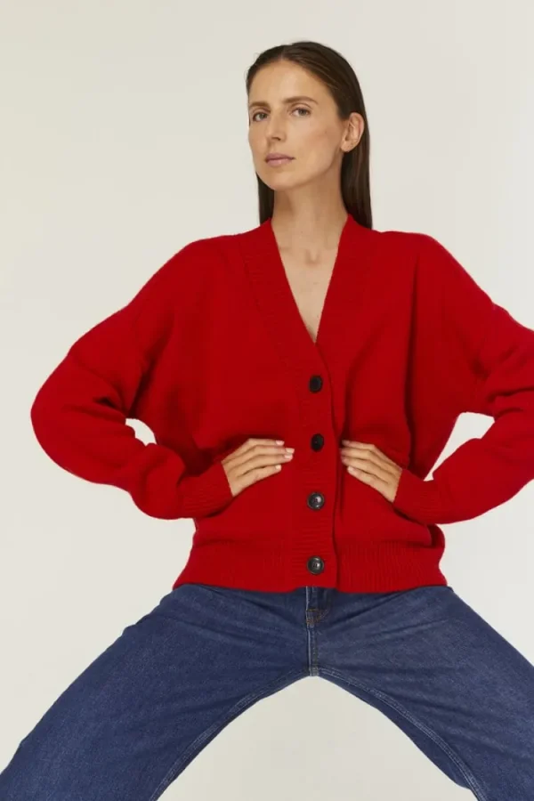 Gris Beaudelaire Cardigan Red Online