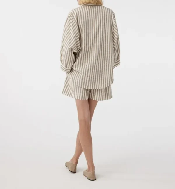 Knit-ted Becca Blouse Khaki Sale