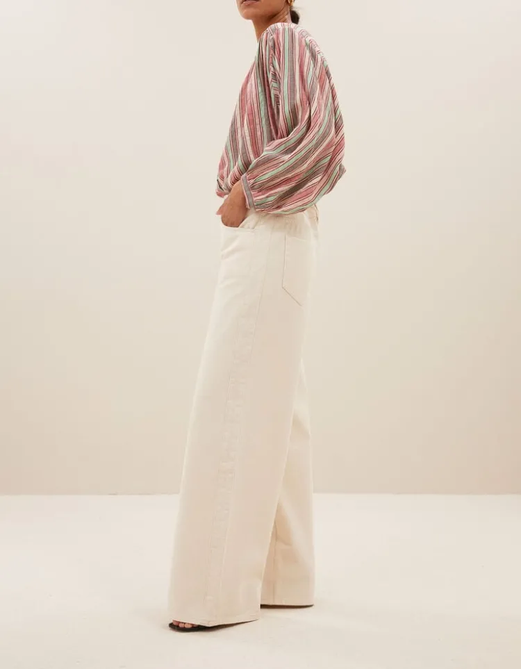 becky_blouse_3.webp By Bar Becky Blouse Multi+Stripe Hot