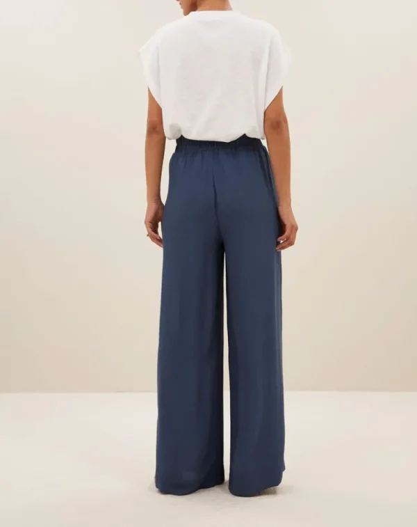 By Bar Benji Pants Opal+Blue Discount