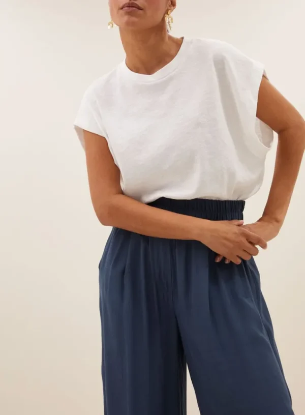 By Bar Benji Pants Opal+Blue Discount