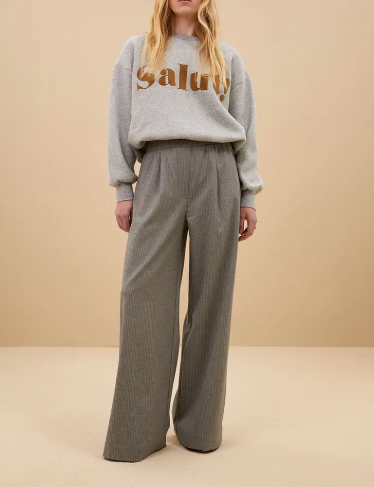 benji_stripe_pant_1.webp By Bar Benji Stripe Pant Grey+Melee Hot