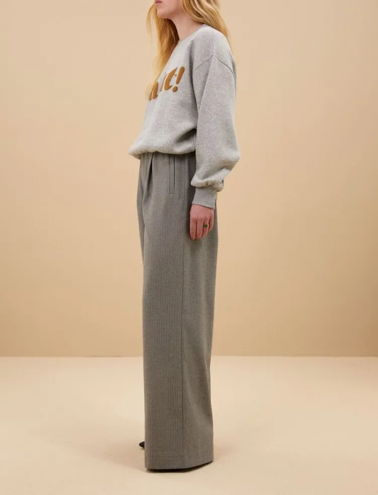 benji_stripe_pant_3.webp By Bar Benji Stripe Pant Grey+Melee Hot