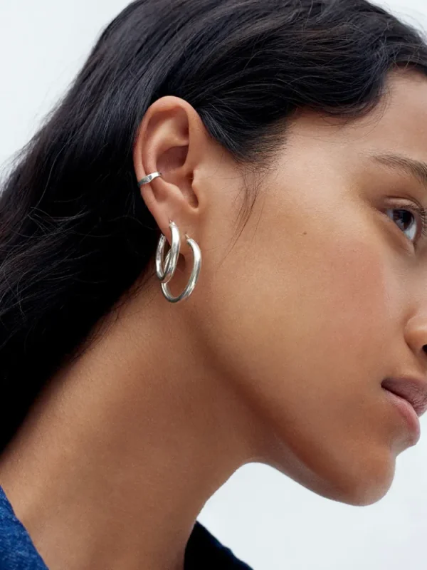 By1Oak Better You Earring L Silver Sale