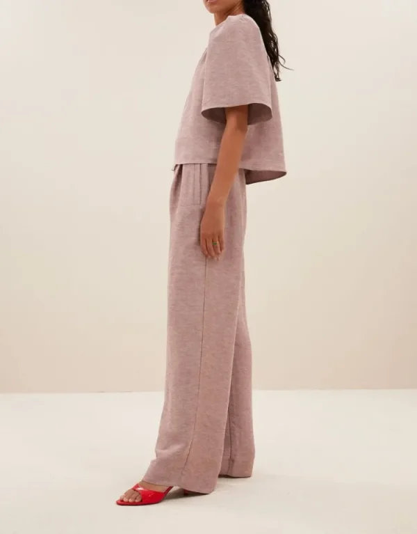 By Bar Blake Gloss Blouse Mellow+Rose Outlet