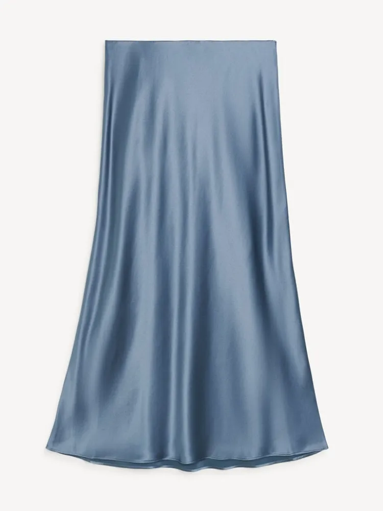 boshan_skirt_1.webp By Malene Birger Boshan Skirt Grisaille Sale