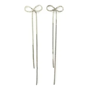 Martine Viergever Bow-Wow Long Pair Silver Clearance