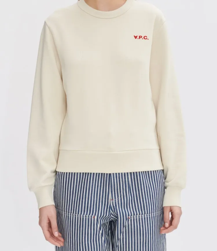 boxy_sweater_0.webp A.P.C. Boxy Sweater Mastic+Rouge New