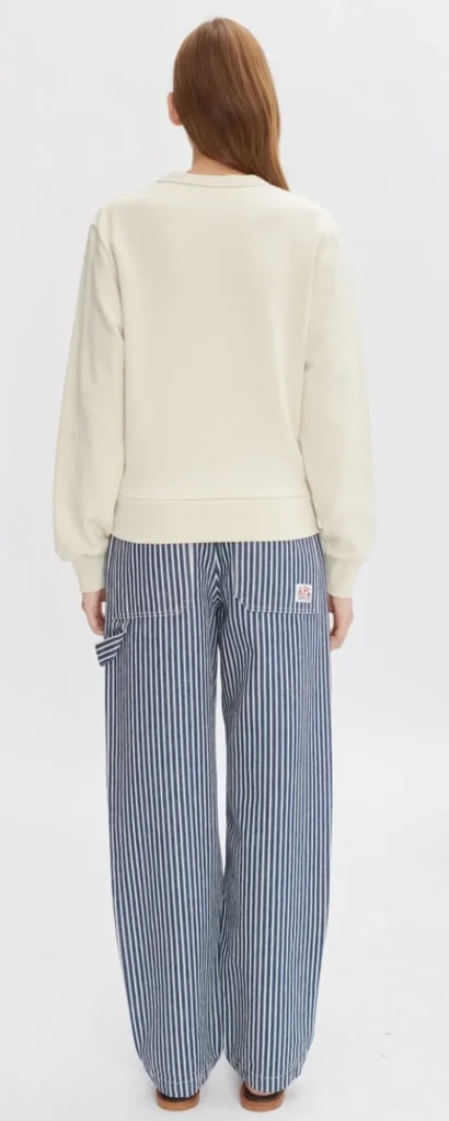 A.P.C. Boxy Sweater Mastic+Rouge New