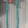 Antraciet Camille Necklace Aqua Sale