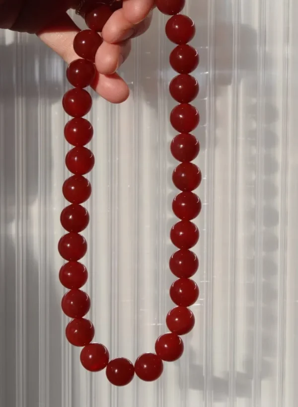 Antraciet Camille Necklace Rouge Best