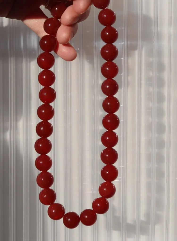 camille_necklace_rouge_0.webp Antraciet Camille Necklace Rouge Best