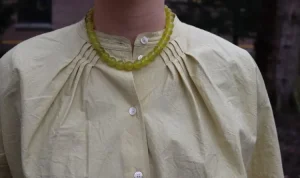 Antraciet Camille Necklace Vert Clair New