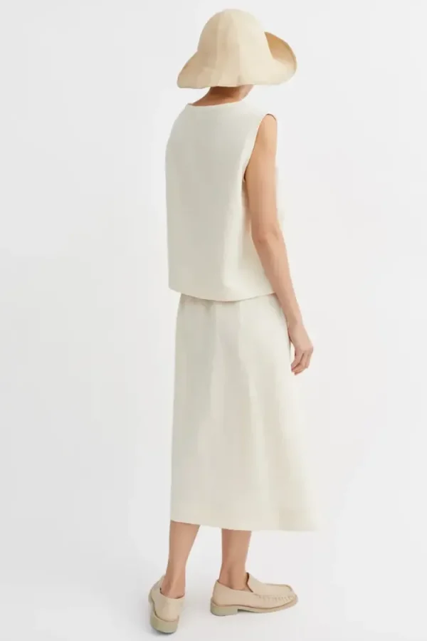 Skall Studio Camille Skirt Off+White Sale