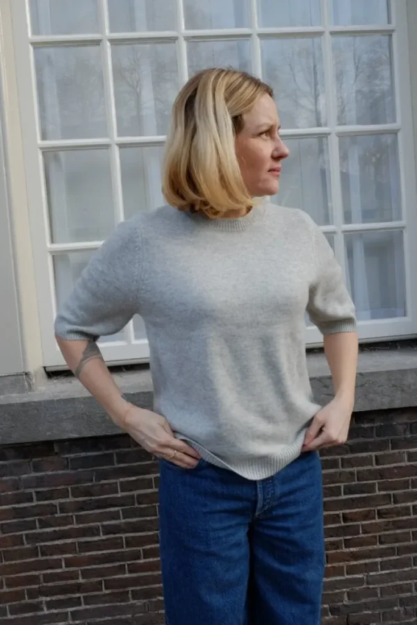 Selected Femme Cille Knit Light+Grey+Melange Outlet