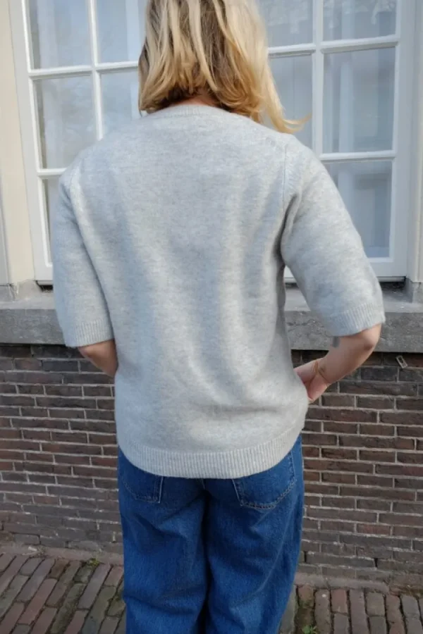 Selected Femme Cille Knit Light+Grey+Melange Outlet