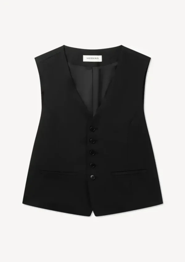 From Herman Classic Vest Black Best