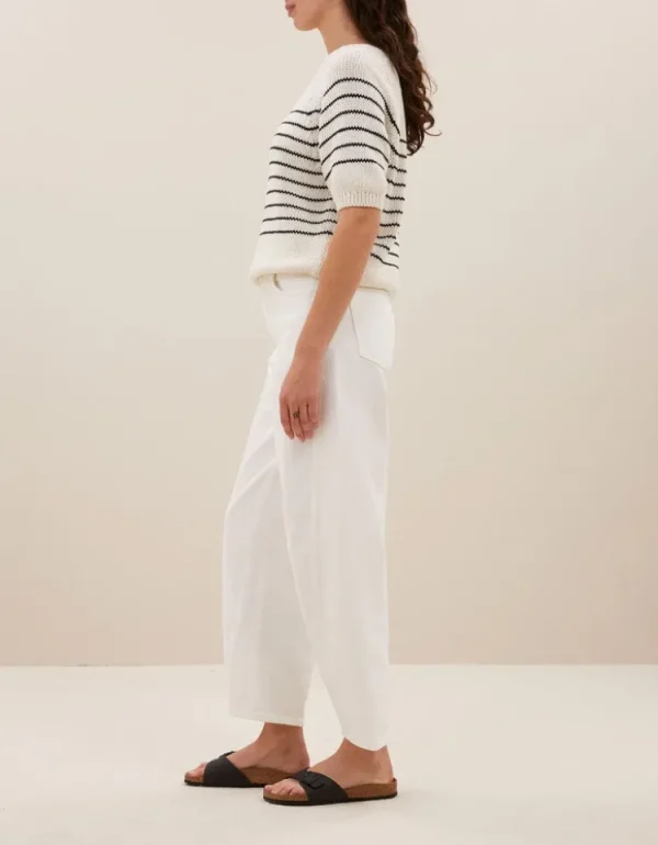 By Bar Cruz Pullover Navy+Stripe New