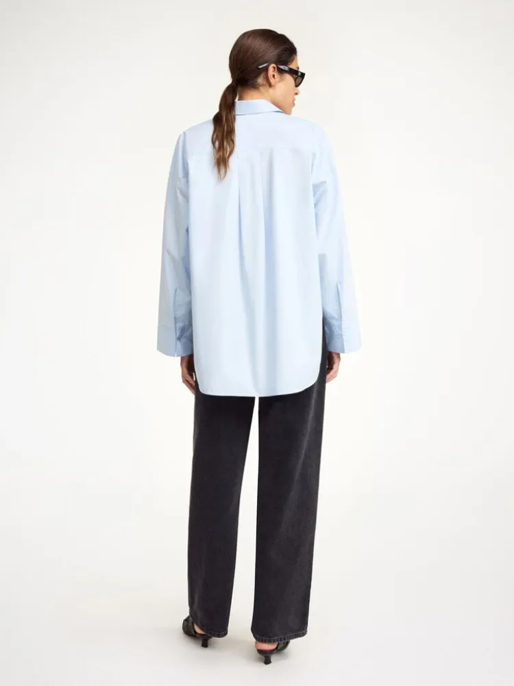 derris_blouse_2.webp By Malene Birger Derris Blouse Periwinkle+Blue New