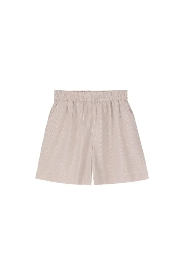 Skall Studio Edgar Shorts Warm+beigeWhite+stripe Outlet