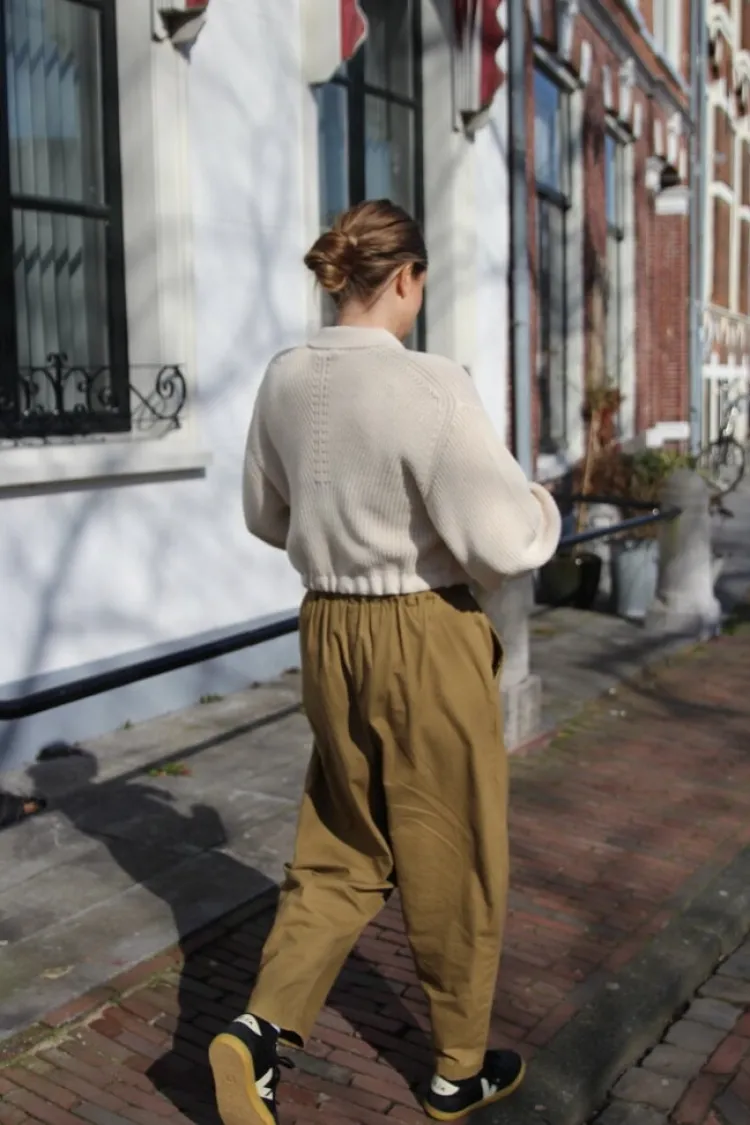 elastic_lantern_trouser_1.webp 7115 Elastic Lantern Trouser Faded+Caramel Fashion