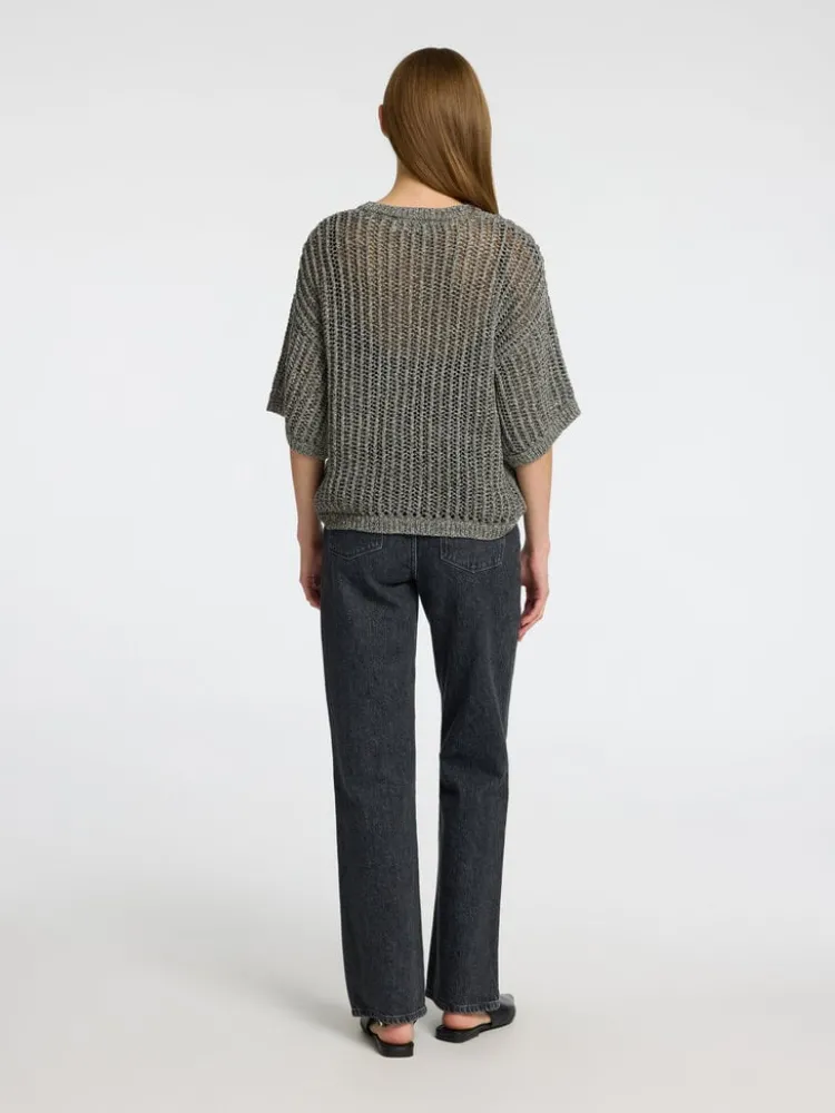 ellen_pullover_2.webp Selected Femme Ellen Pullover Birch+Black Hot
