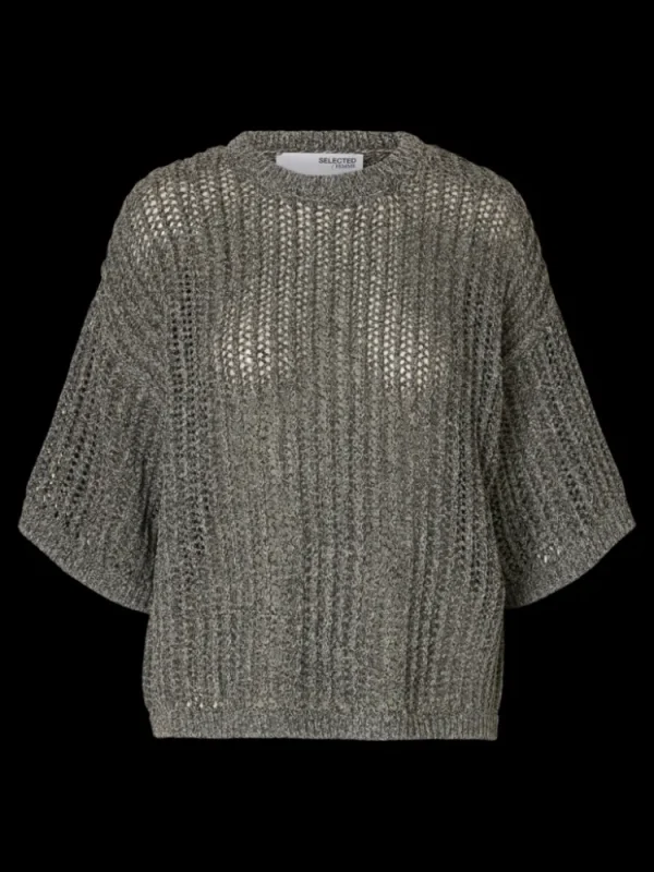 Selected Femme Ellen Pullover Birch+Black Hot