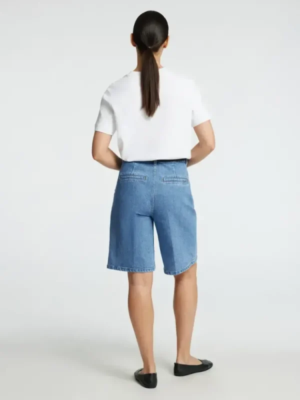 Selected Femme Everlyn Bermuda Medium+Blue+Denim Online