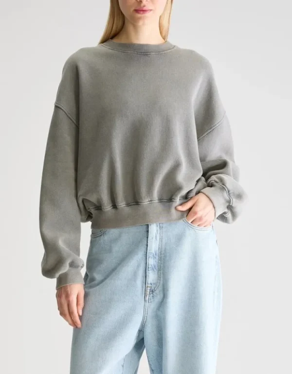 Bellerose Fancy Sweatshirt Black+Sand Discount